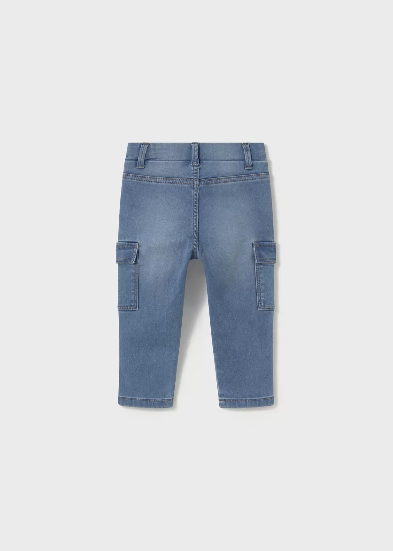 Flash Sale Mayoral Jeansowe spodnie niemowlęce typu cargo Mediumjeans