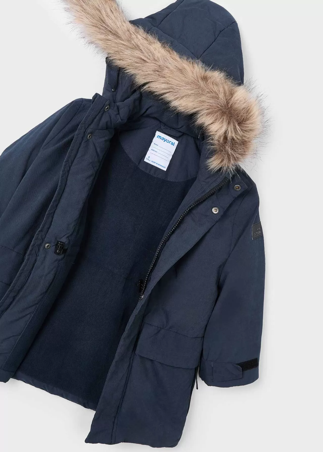 Shop Mayoral Kurtka typu parka dla chłopca Blueblack