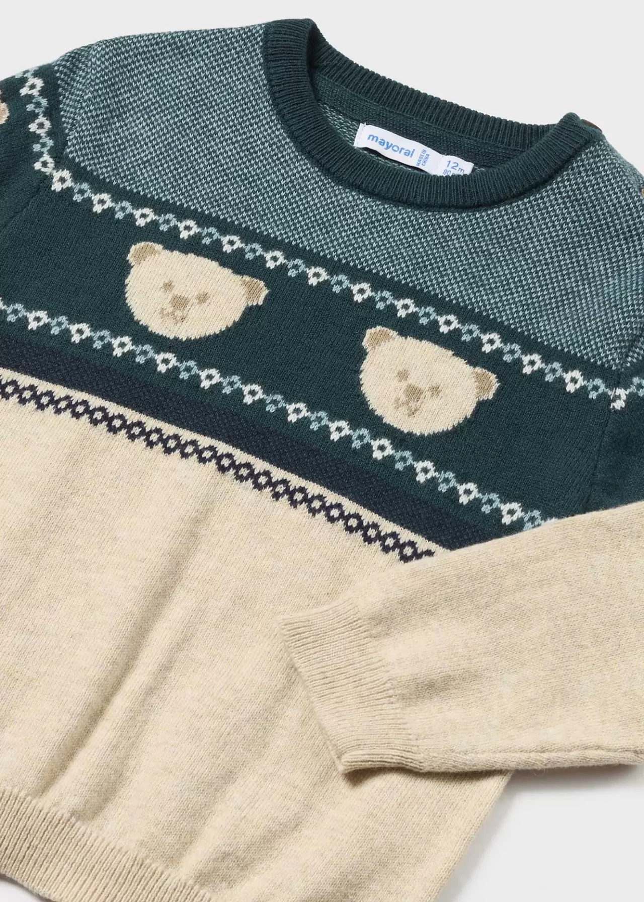 Store Mayoral Sweter dla niemowlęcia Jadeitowazieleń