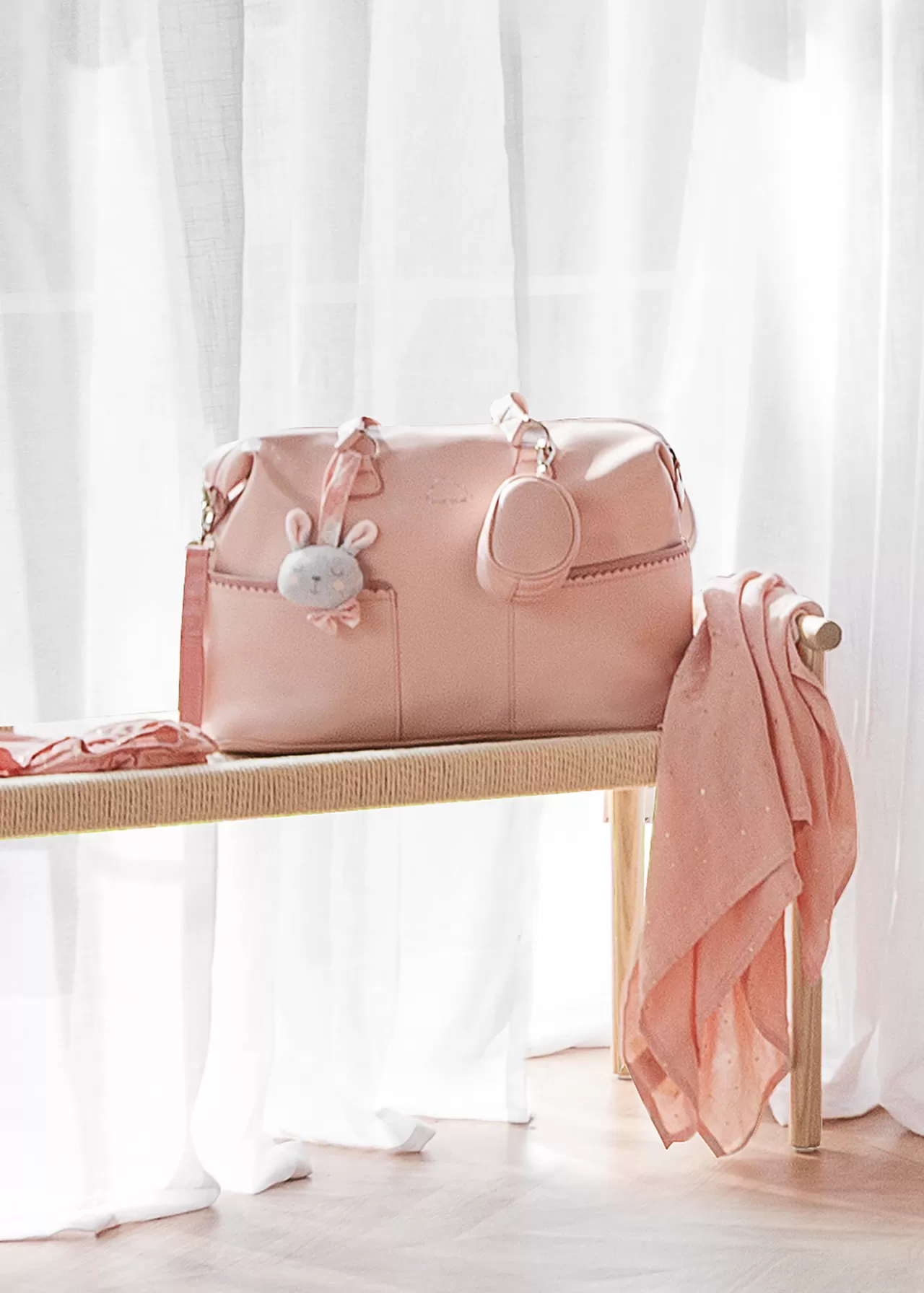 Cheap Mayoral Torba dla mamy z etui na smoczek Lightpink